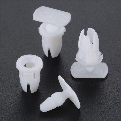10pcs Auto Fastener Door Sill Repair Trim Clips For Mercedes/Benz White Plastic - Afbeelding 11 van 13