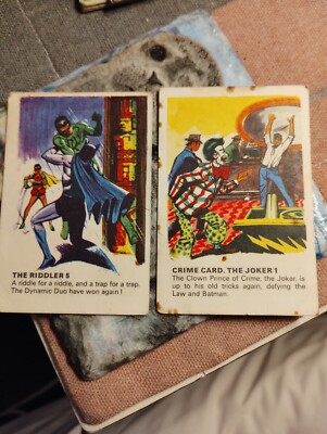 Batman Macleans Zahnpasta 16 Karten - 1966 - Bat 001