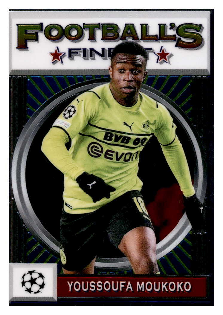 2022 Topps Finest Footballs Finest Youssoufa Moukoko 149 | eBay