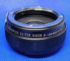 STAR.D 2x Auto Tele Converter for NIKON AI Lens made in Japan