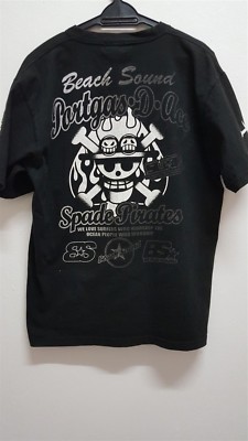 One Piece x Beach Sound Big Logo Portgas D Ace Spellout Anime T 