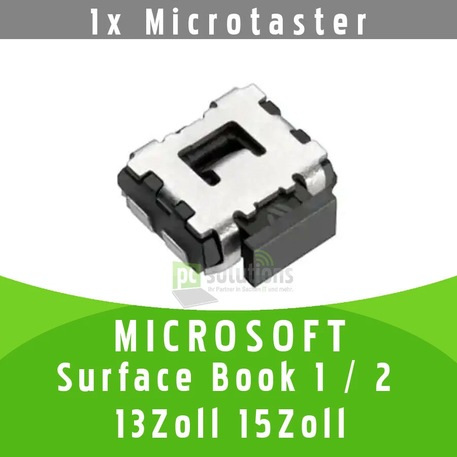 ✅ Microsoft Surface Book 1/2 13 15 Pollici On Off Pulsante di Accensione Pulsante Micro