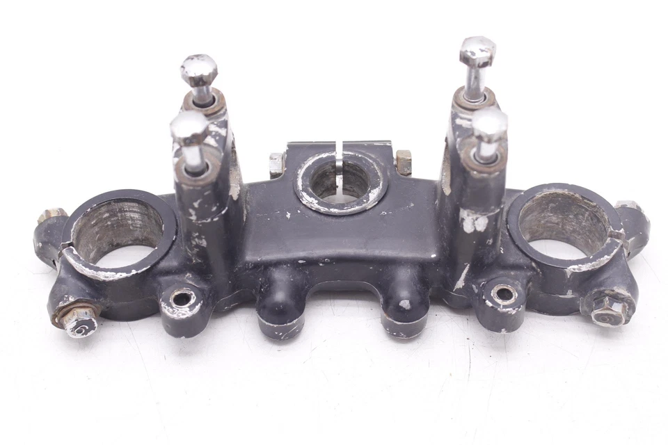 83 YAMAHA XT250 HORQUILLAS OEM ABRAZADERA DE ÁRBOL TRIPLE SUPERIOR R8.BX8 Foto 2 de 4