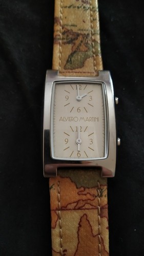 orologio uomo prima classe alviero martini originale con doppio quadrante |  eBay