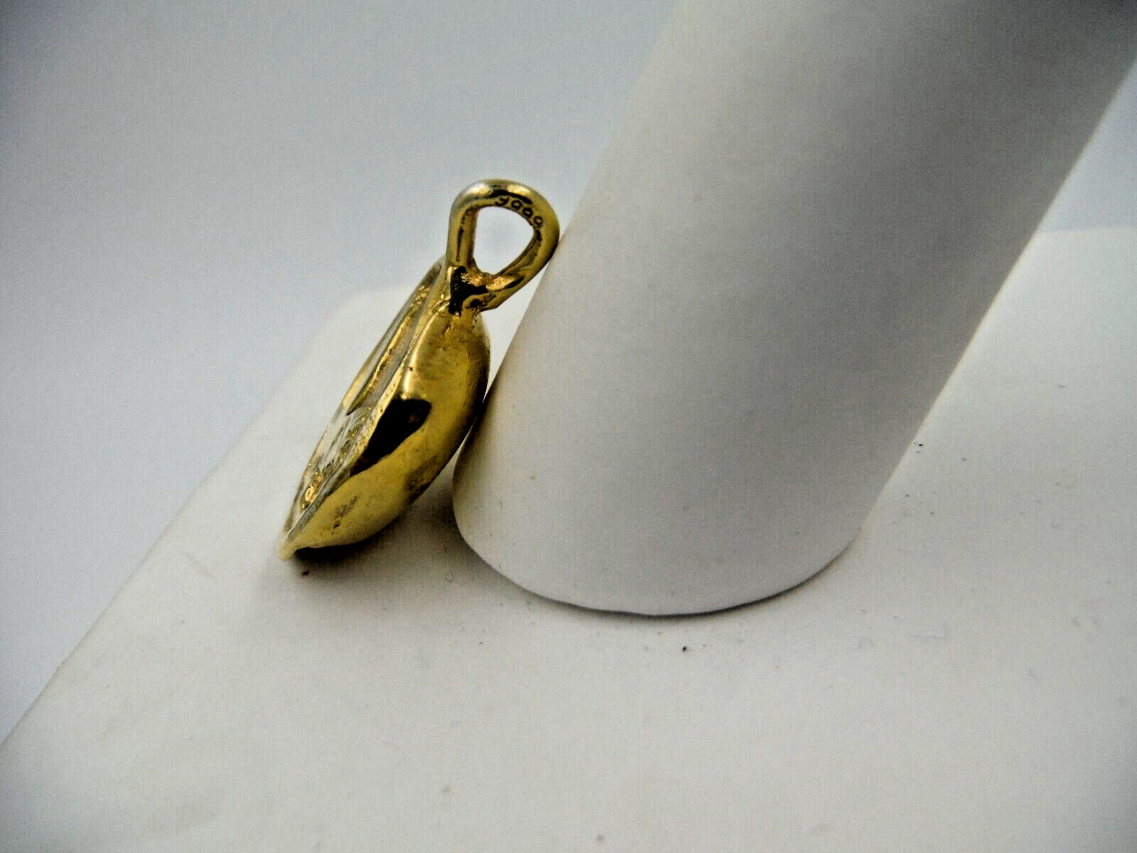 Double Sided Solid Fine Silver .999  Pendant With… - image 10