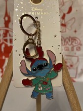 DISNEY STITCH WEIHNACHTEN SCHLÜSSELANHÄNGER REISE BAUMELN TASCHENANHÄNGER PRIMARK