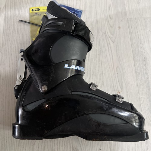 Lange V8 Ladies Fit Ski Boots 26.5 / UK 7.5 Black & Silver Inc Branded Bag - Picture 9 of 12