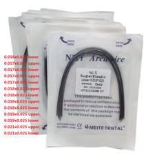 10Kits Dental Ortho Super Elastic NITI Rectangular Arch Wire Ovoid Natural Form