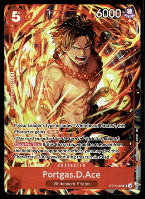 #ad One Piece TCG One Piece Promotion Cards #ST15 005 Portgas.D.Ace $2.00