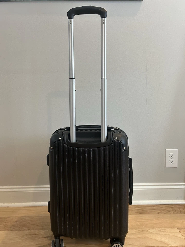 Travelers Choice Carry On Luggage Hardside Suitcase with Spinner Wheels - Image 3 of 4