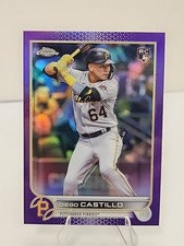2022 Topps Chrome Update Purple Refractor #USC27 Diego Castillo RC Pirates