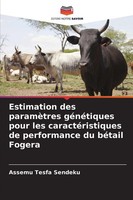 Estimation Des ParamèTres GéNéTiques Pour Les CaractéRistiques De Performance...