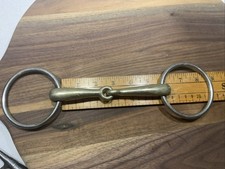 HS Herm Sprenger Loose Ring Snaffle Bit 5 1/2 in nickel mouth 5/8  Thickness