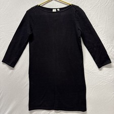 Gap Womens Black Dress 3/4 Sleeve Shift Sheath Casual Workwear Size XS
