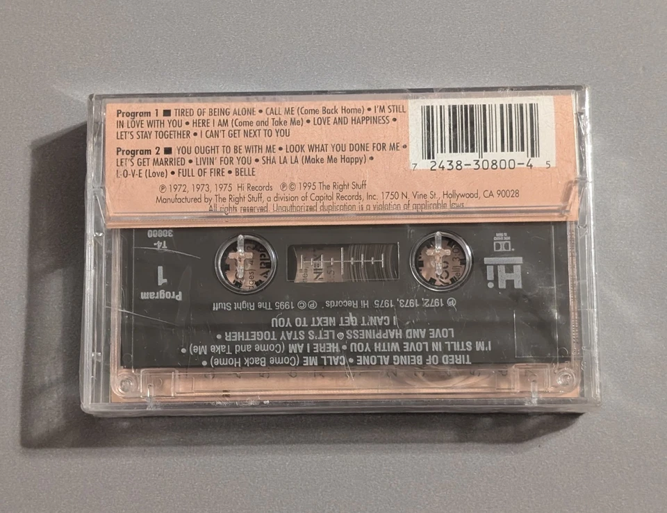 Al Green - Greatest Hits (1995 Cassette) Soul R&B Singer Songwriter - Sealed - Image 2 of 4