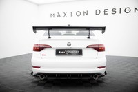 Maxton Design Carbon Heckspoiler HeckflüGel Standfuß Innen Passend FüR VW Jetta