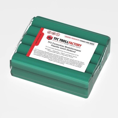 TFC Formenbau Modelliermasse türkis Plastilin weich bleibend schwefelfrei 500g