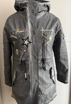 Damen Jacke von Cipo & Baxx, Größe XL, Grau