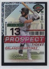 2024 Panini Prospect Edition Black Velocity Prizm 13/39 Orlando Martinez 05nw