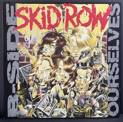 Sebastian Bach Signed Skid Row B Side Ourselves Album Vinyl Record