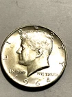 5 Coins 1964 AU to BU - Kennedy Half Dollars 90% Silver - Mint = 3 P & 2 D