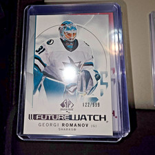 2024-25 SP AUTHENTIC HOCKEY SIL "FUTURE WATCH" #161 GEORGI ROMANOV RC 122/999