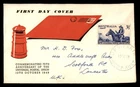 Mayfairstamps Australia FDC 1949 universal postal union 75th anniversary First D