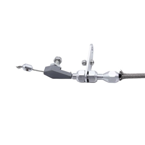 Transmission Kick Down Cable, Stainless Braided Kickdown Cable Detent Transmi... - Picture 7 of 9