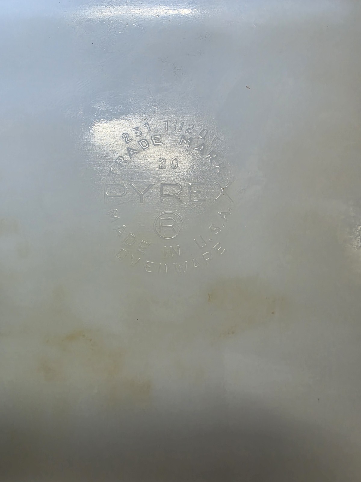 Pyrex Pink Flamingo #231 Oblong Baking & Serving Dish 2 Qt Worn