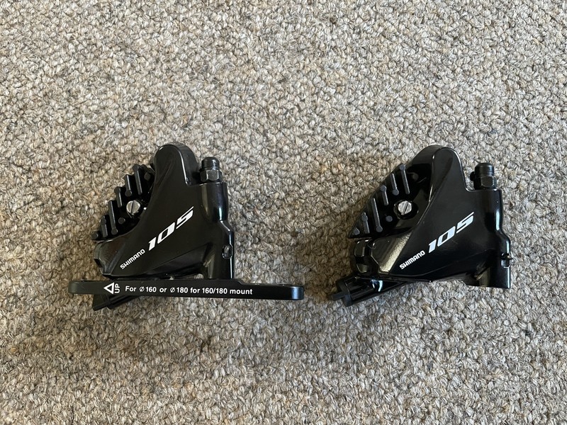 Shimano 105 BR-R7070 Front and Rear Hydraulic Disc Brake Calipers