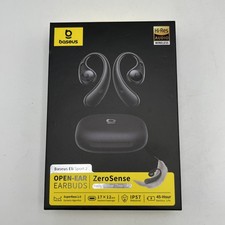 Baseus Eli Sport 2 Open-Ear Headphones Wireless Earbuds, Waterproof (Black)