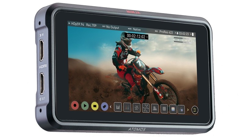 Átomos - Ninja V – 5″ HDMI HDR Monitor-Recorder 5” 4kp60 HDR, Battery Eliminator