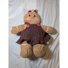Vintage 1994 Gibson Greetings Plush Gingerbread Girl About 13 Inches Tall