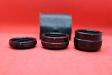 VTG Asahi Pentax M42 Extension Tube Set I, II III Case