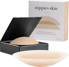 Nippies Skin Nipple Covers for Women Reusable Sticky Silicone Pasties Size 2 NIB