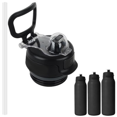 Replacement Lid for Ello Pop & Fill 22oz & 32oz Water Bottle, Leakproof Locking