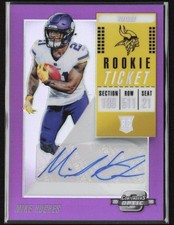 Mike Hughes Rookie Auto 2018 Contenders Optic Purple /99 #153 Vikings