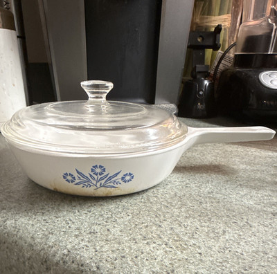 CorningWare Cornflower Blue P-83-B 1.5 Qt Casserole Pan w/ Lid Oven Safe