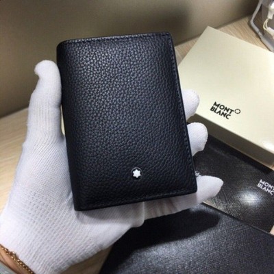 Black MB Card Pack Real Leather Card Case Bank Card Holder Wallet #U126267 US