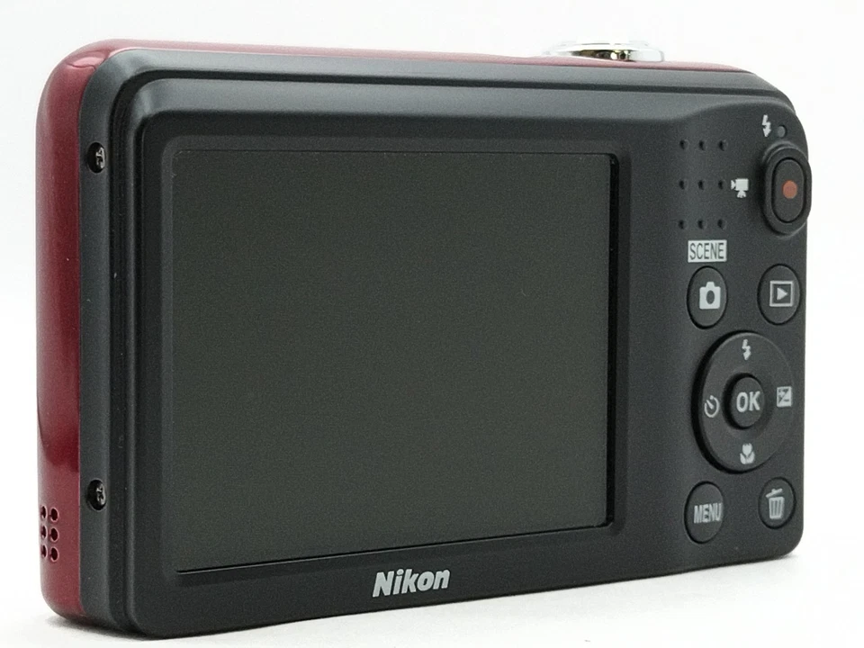 Nikon COOLPIX A10 Red 16.1MP 5x Zoom Compact Digital Camera from Japan - image 3 of 4