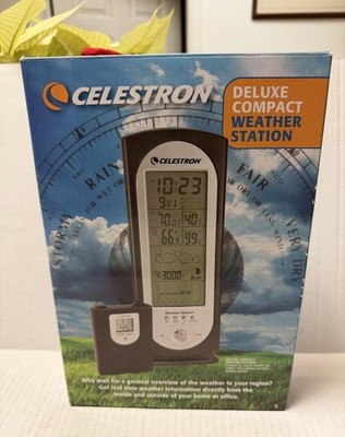 Celestron Deluxe Compact Home Weather Monitoring Station #47005 NEW In Box HTF