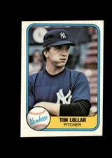 Tim Lollar RC 1981 Fleer Baseball Card #108 New York Yankees + Fast Free Ship