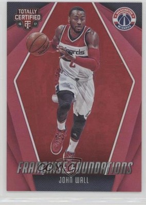 2016 Panini Totally Certified Franchise Foundations Red 68/199 John Wall #10 1k5