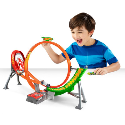 3 Hot Wheels Action Power Shift Motorized Raceway Track 