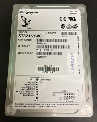 Seagate ST32151WC for Philips 2.1 GB HD PEG X SW 15/20 Legacy 5200-3162