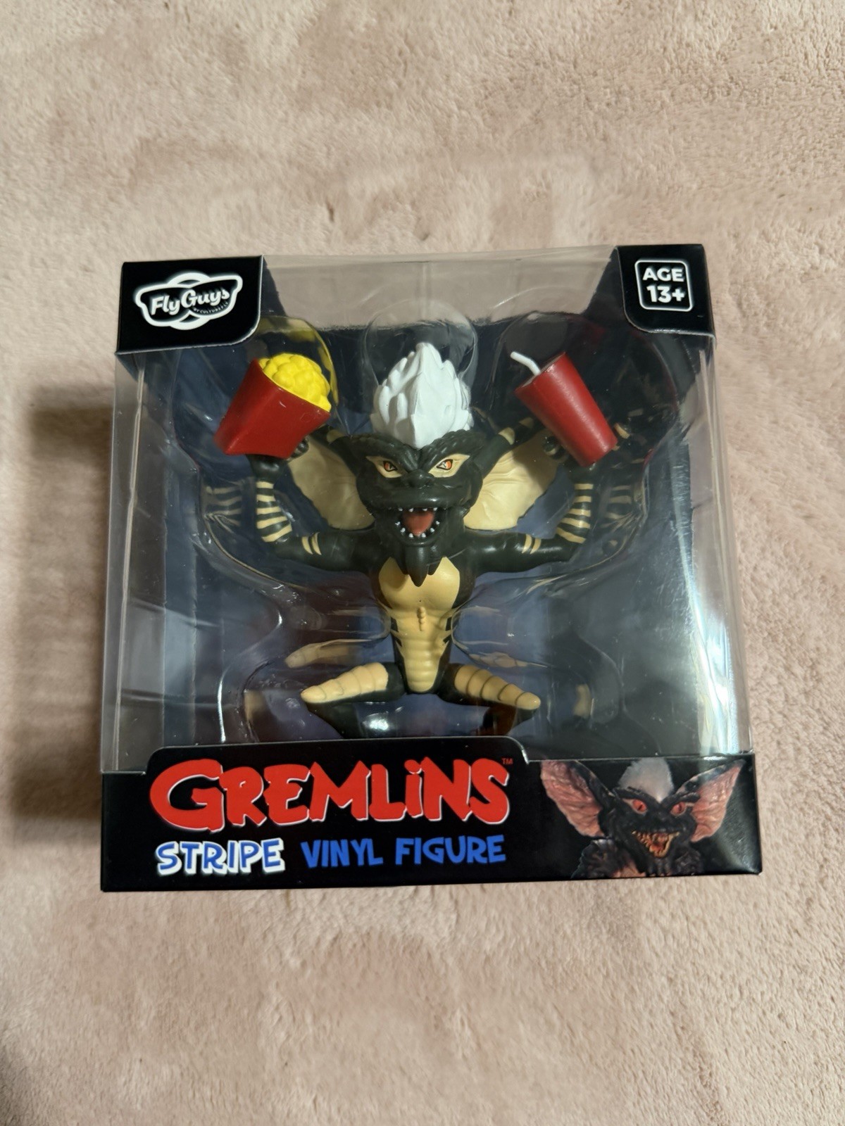 Figura Vinilo Raras Gremlins Rayas con Soda y Palomitas FlyGuys Nueva Rara Envío Gratuito