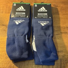 2 Pair Adidas Team Speed Pro OTC Soccer Socks Medium Navy Blue NWT Climacool