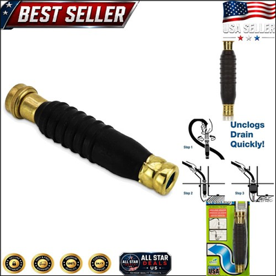 #ad Drain King 186: Water Powered Drain Cleaner for 1.5 to 3 Inch Drains U.S.A ... $23.74