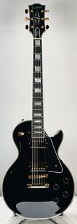 Epiphone IGC Les Paul Custom Electric Guitar Ebony cracked headstock