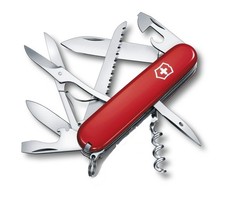 COLTELLINO VICTORINOX HUNTSMAN RED 91MM 14 FUNZ SWISS ARMY KNIFE ► 1991 ► RARE